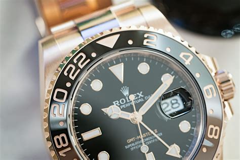 hodinkee rolex gmt-ii rosegold|Rolex everose gmt master.